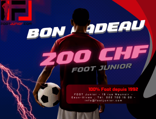 Bon cadeau Foot Junior 200.-