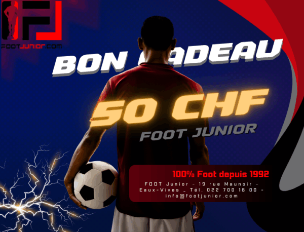 Bon cadeau Foot Junior 50.-